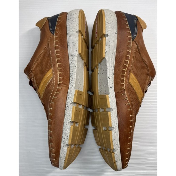 Pikolinos Men’s Fuencarral Leather Sports Style Sneakers Brandy Sz EU 42/US 8.5 - Picture 8 of 14